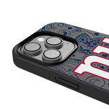 New York Giants Paisley Bump Phone Case for Apple iPhone
