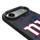 New York Giants Paisley Bump Phone Case for Apple iPhone