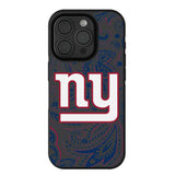 New York Giants Paisley Bump Phone Case for Apple iPhone