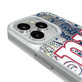 New York Giants Paisley Glitter Phone Case for Apple iPhone