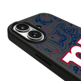 New York Giants Paisley MagSafe Compatible Phone Case for Apple iPhone