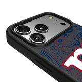 New York Giants Paisley MagSafe Compatible Phone Case for Apple iPhone
