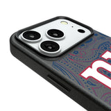 New York Giants Paisley MagSafe Compatible Phone Case for Apple iPhone