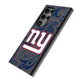New York Giants Paisley MagSafe Compatible Phone Case for Samsung Galaxy