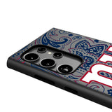 New York Giants Paisley MagSafe Compatible Phone Case for Samsung Galaxy