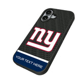 New York Giants Personalized EndZone Plus Bump Phone Case for Apple iPhone
