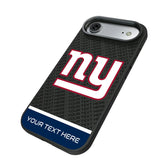 New York Giants Personalized EndZone Plus Bump Phone Case for Apple iPhone