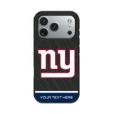 New York Giants Personalized EndZone Plus Bump Phone Case for Apple iPhone