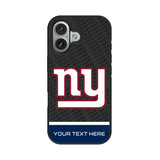 New York Giants Personalized EndZone Plus Bump Phone Case for Apple iPhone 17 Series