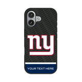 New York Giants Personalized EndZone Plus Bump Phone Case for Apple iPhone