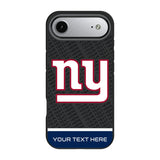 New York Giants Personalized EndZone Plus Bump Phone Case for Apple iPhone