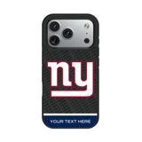 New York Giants Personalized EndZone Plus Bump Phone Case for Apple iPhone