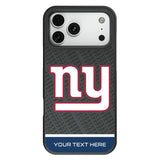 New York Giants Personalized EndZone Plus Bump Phone Case for Apple iPhone