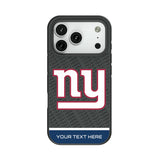 New York Giants Personalized EndZone Plus Bump Phone Case for Apple iPhone