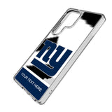 New York Giants Personalized EndZone Plus Clear Phone Case for Samsung Galaxy