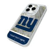 New York Giants Personalized EndZone Plus Glitter Phone Case for Apple iPhone