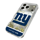 New York Giants Personalized EndZone Plus Glitter Phone Case for Apple iPhone