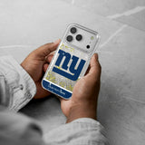 New York Giants Personalized EndZone Plus Glitter Phone Case for Apple iPhone