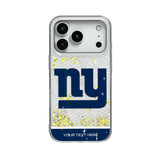 New York Giants Personalized EndZone Plus Glitter Phone Case for Apple iPhone