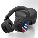 New York Giants Personalized Endzone Solid Wireless Over-Ear BT Headphones With Case