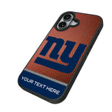 New York Giants Personalized Football Bump Phone Case for Apple iPhone