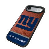 New York Giants Personalized Football Bump Phone Case for Apple iPhone