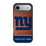 New York Giants Personalized Football Bump Phone Case for Apple iPhone