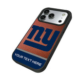 New York Giants Personalized Football Bump Phone Case for Apple iPhone