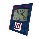 New York Giants Personalized Hatch Wall Clock