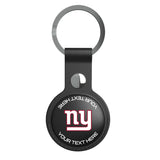 New York Giants Personalized Insignia Black Airtag Holder