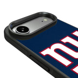 New York Giants Personalized Stripe Bump Phone Case for Apple iPhone