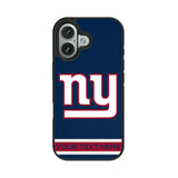 New York Giants Personalized Stripe Bump Phone Case for Apple iPhone