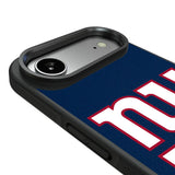 New York Giants Personalized Stripe Bump Phone Case for Apple iPhone