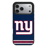 New York Giants Personalized Stripe Bump Phone Case for Apple iPhone