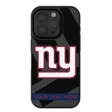 New York Giants Personalized Tilt Bump Phone Case for Apple iPhone