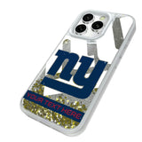 New York Giants Personalized Tilt Glitter Phone Case for Apple iPhone
