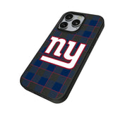 New York Giants Plaid MagSafe Compatible Phone Case for Apple iPhone