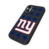 New York Giants Plaid MagSafe Compatible Phone Case for Apple iPhone