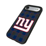 New York Giants Plaid MagSafe Compatible Phone Case for Apple iPhone