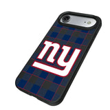 New York Giants Plaid MagSafe Compatible Phone Case for Apple iPhone