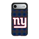 New York Giants Plaid MagSafe Compatible Phone Case for Apple iPhone