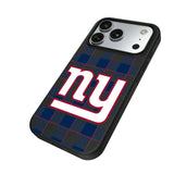 New York Giants Plaid MagSafe Compatible Phone Case for Apple iPhone