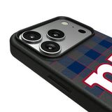 New York Giants Plaid MagSafe Compatible Phone Case for Apple iPhone