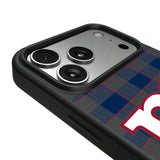 New York Giants Plaid MagSafe Compatible Phone Case for Apple iPhone