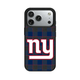New York Giants Plaid MagSafe Compatible Phone Case for Apple iPhone