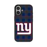 New York Giants Plaid MagSafe Compatible Phone Case for Apple iPhone
