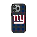 New York Giants Plaid MagSafe Compatible Phone Case for Apple iPhone