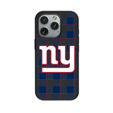 New York Giants Plaid MagSafe Compatible Phone Case for Apple iPhone