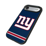 New York Giants Stripe Bump Phone Case for Apple iPhone
