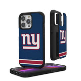 New York Giants Stripe Rugged Phone Case for Apple iPhone
